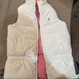 Polo by Ralph Lauren White and Pink Vest